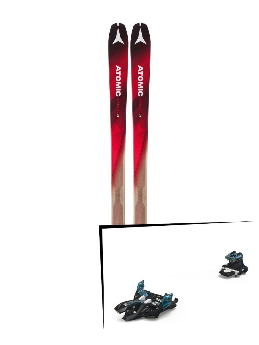 Set: Atomic Backland 78 2018 + Marker Alpinist 9 black/turquoise - Bild 1