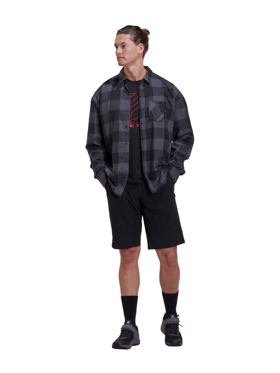 Five Ten 5.10 Flannel, grey six/black - Bild 7