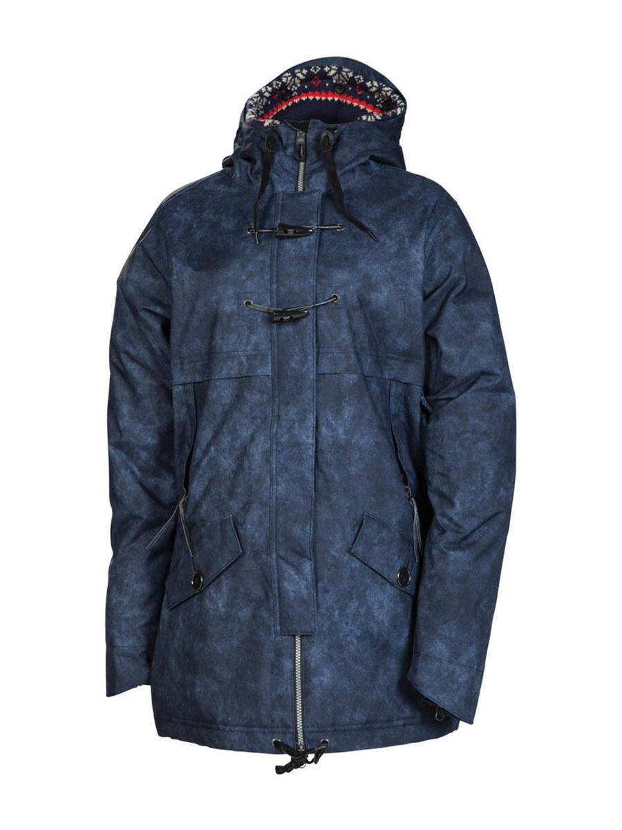686 Womens Reserved Toggle Insulated Parka, Indigo Oil - Bild 1