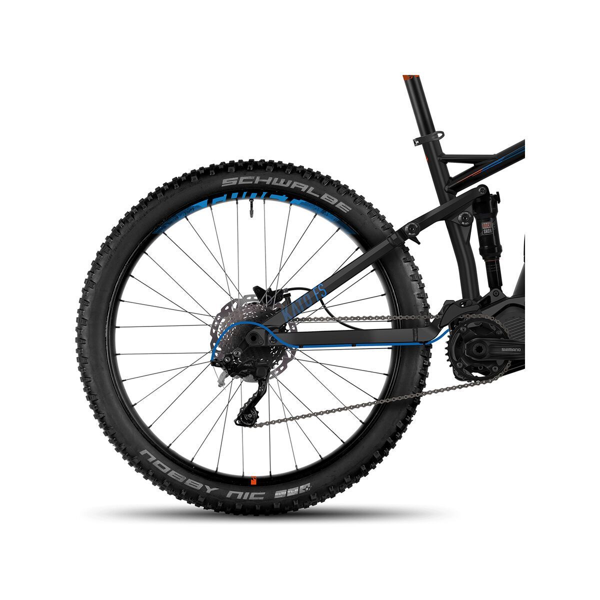 Ghost Hybride Kato FS 4 AL, night black/riot blue/monarch orange - Bild 4