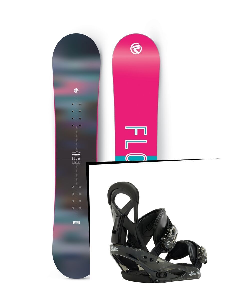 Set: Flow Micron Velvet 2016 + Burton Mission Smalls (1464202S) - Bild 1