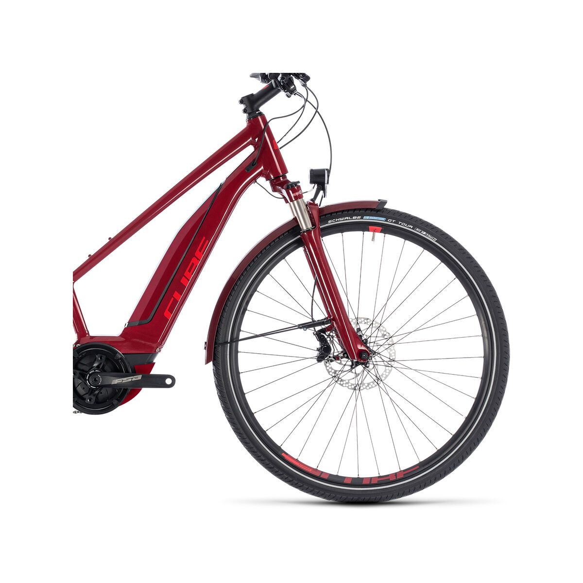 Cube Touring Hybrid EXC 500 Trapeze, darkred´n´red - Bild 3