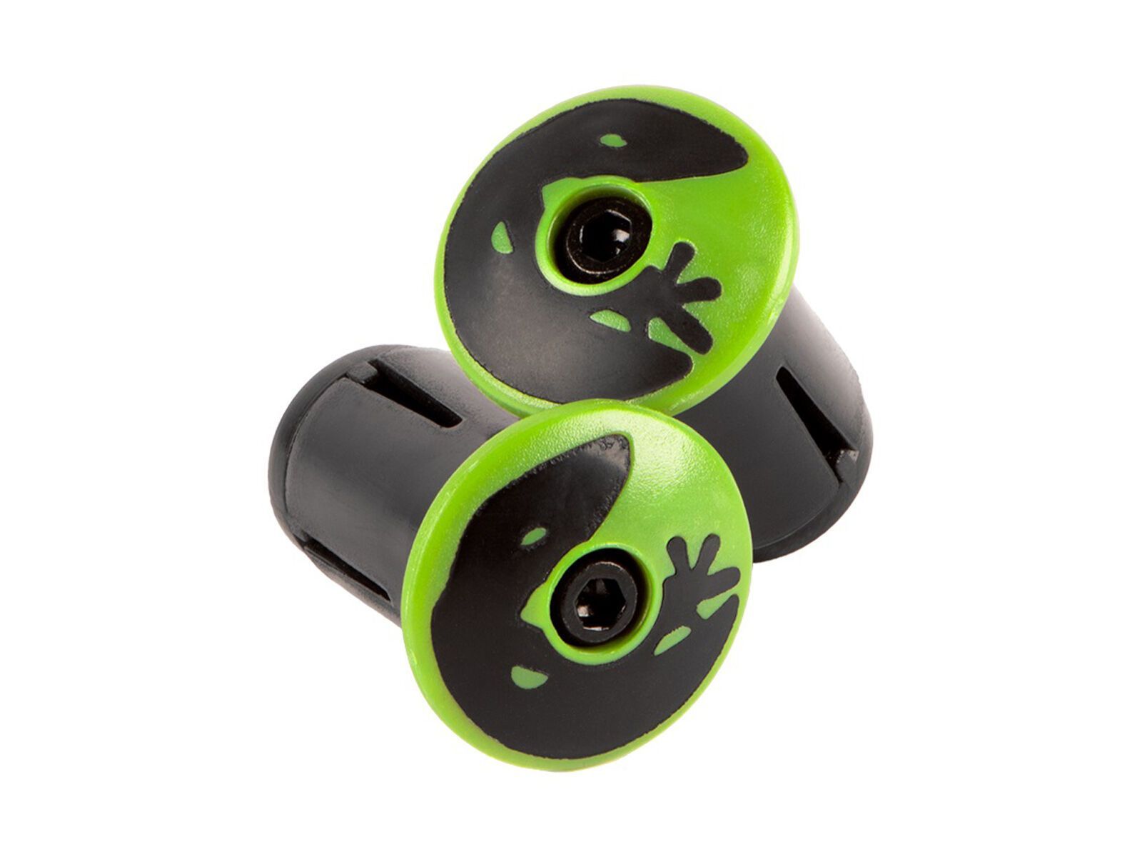 Lizard Skins Road Bar End Plugs, hyper green - Bild 1