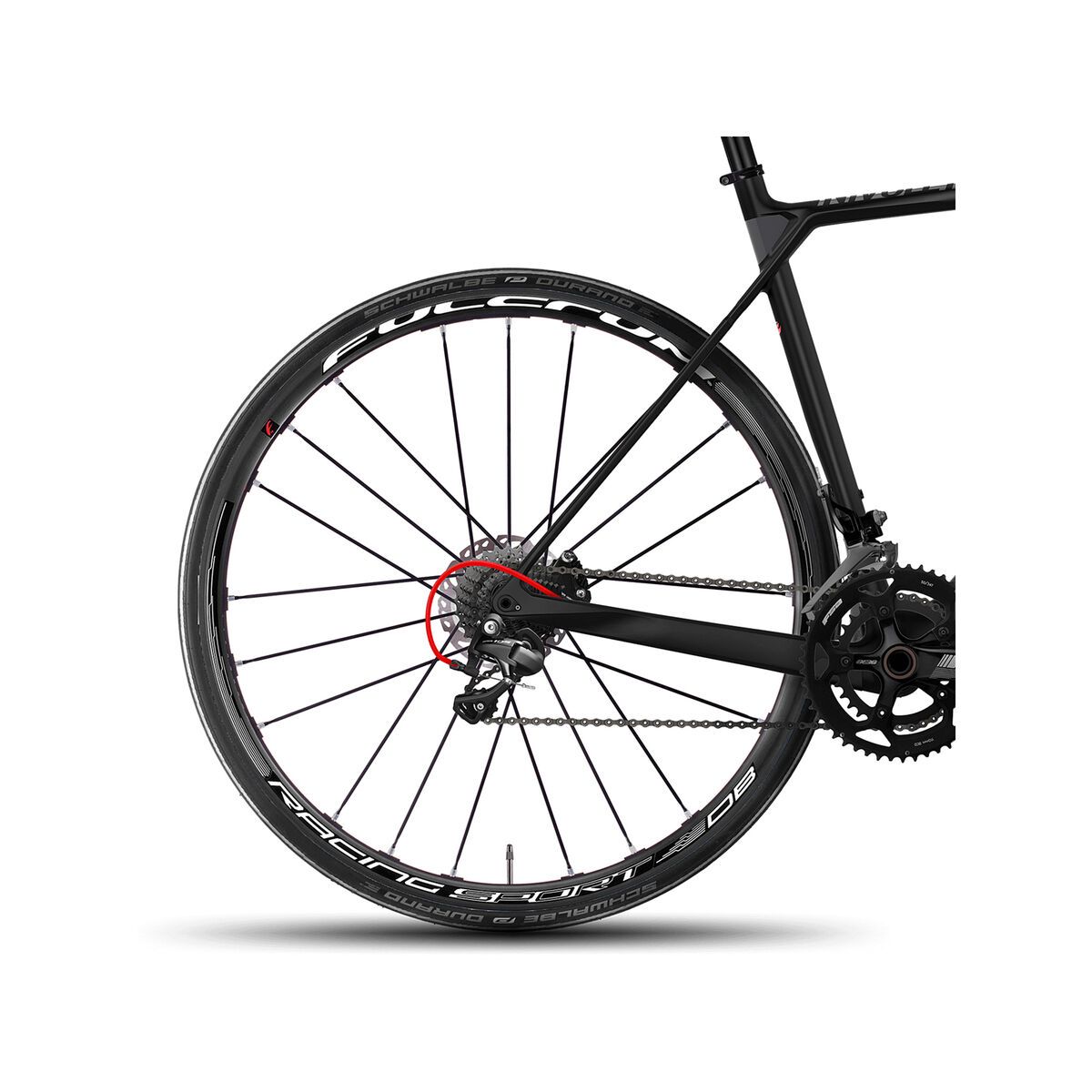 Ghost Nivolet X 5 LC, night black/titanium grey/neon red - Bild 4