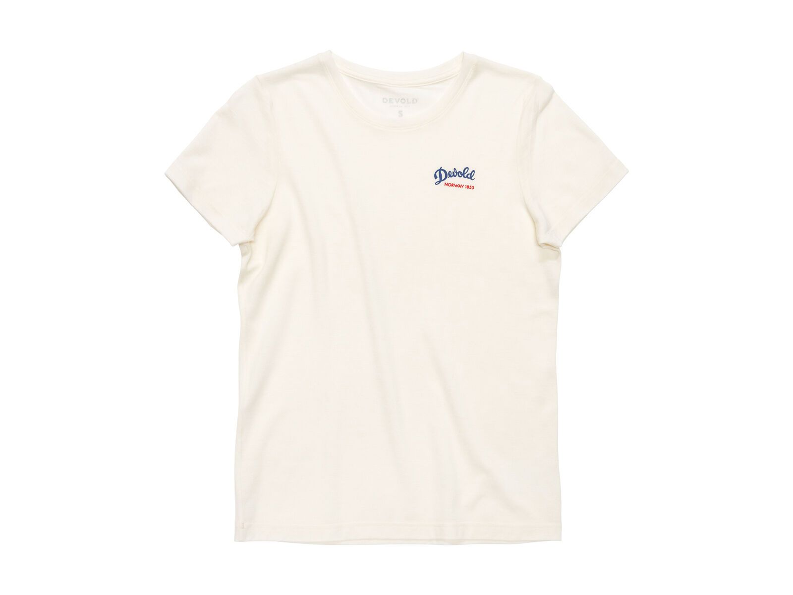 Devold Classic Script Tee Wmn, white - Bild 1