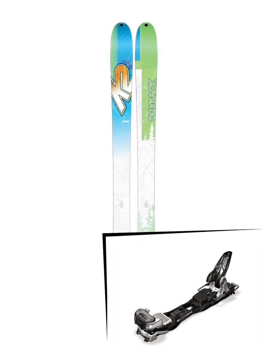Set: K2 SKI Talkback 96 2017 + Marker Baron EPF 13 110 mm, black/white/silver - Skiset - Bild 1