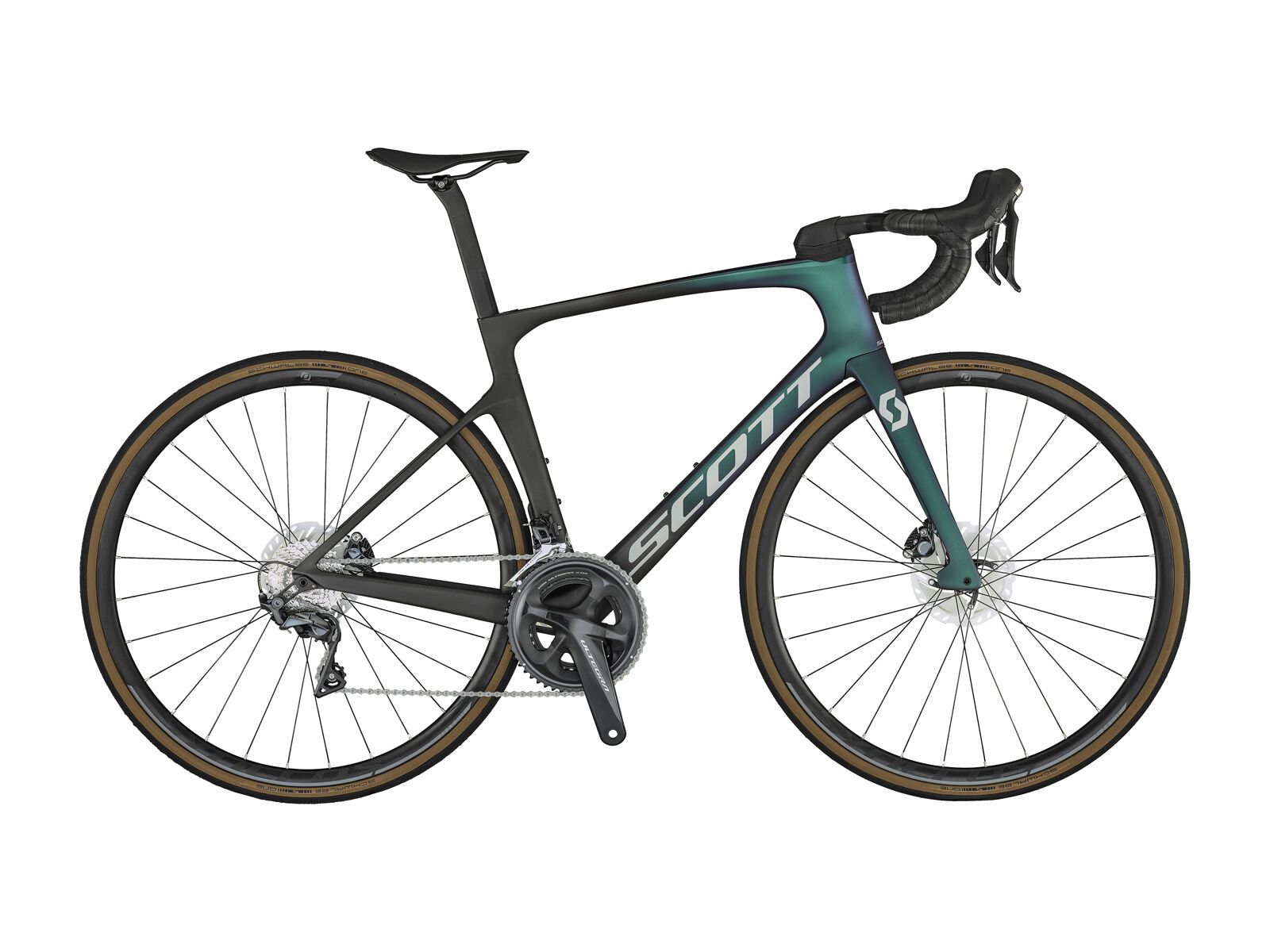 Scott Foil 30, carbon black/prism green/satin reflective - Bild 1