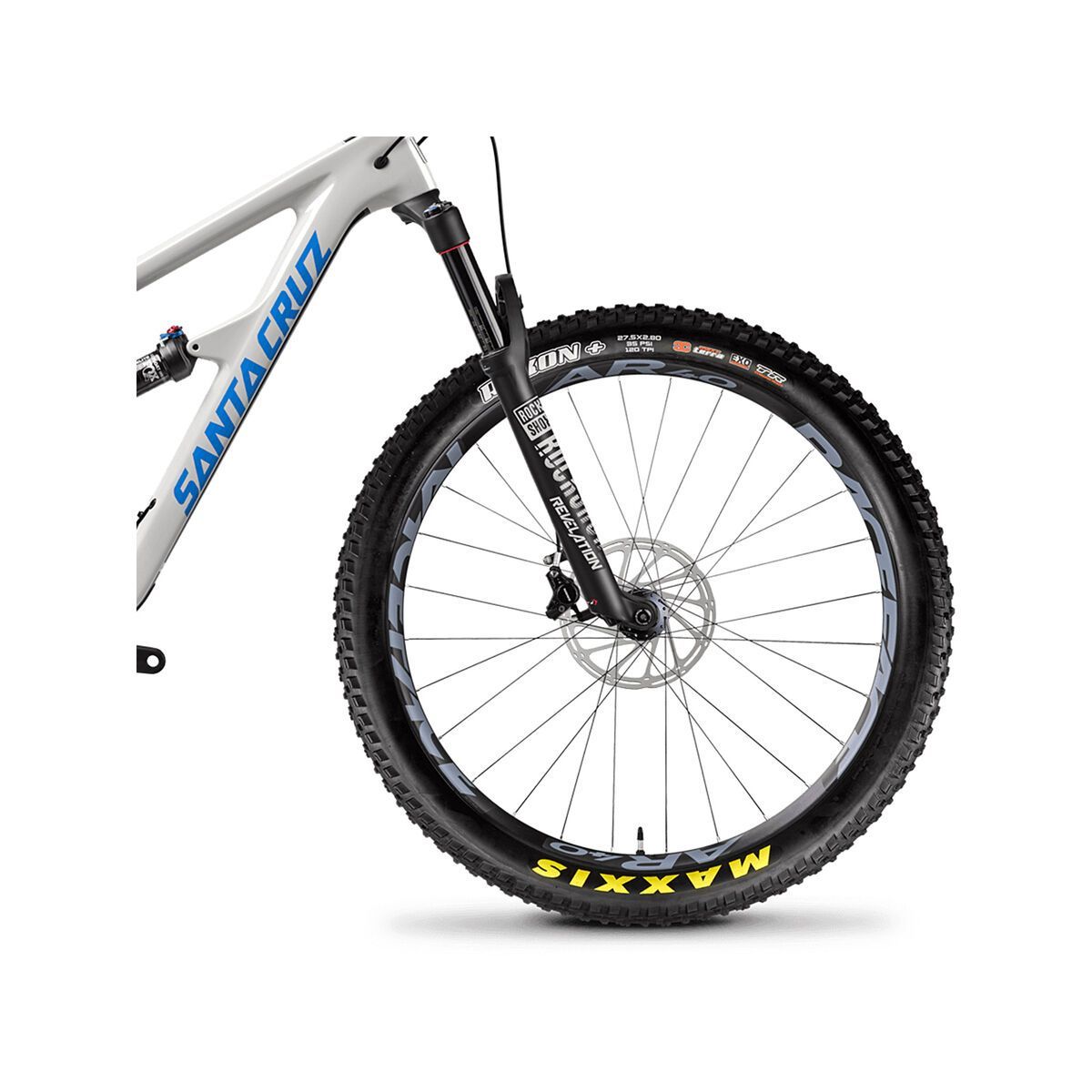 Santa Cruz Hightower C R 27.5 Plus, gloss cannery grey and blue - Bild 3