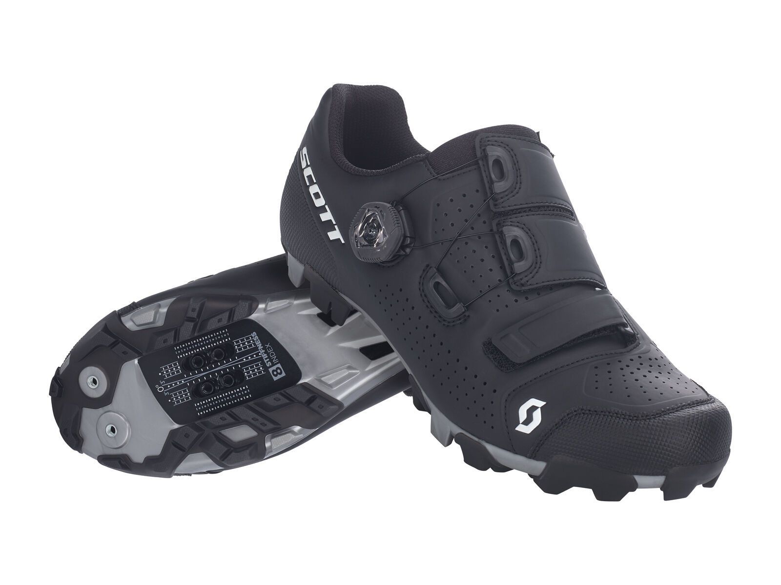 Scott MTB Team Boa Shoe, matt black/white - Bild 2