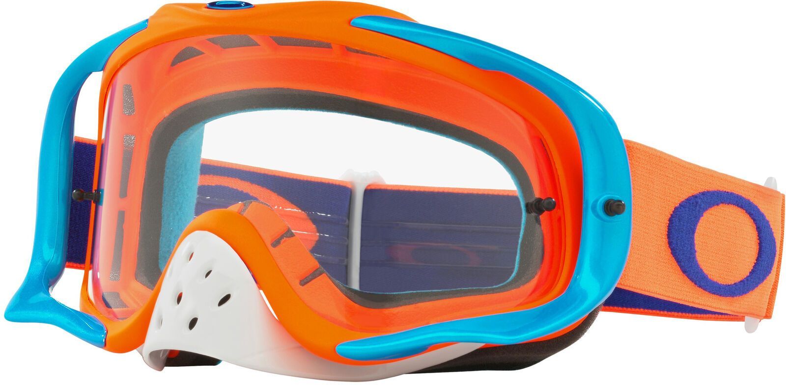 Oakley Crowbar MX, flo orange blue/Lens: clear - Bild 1