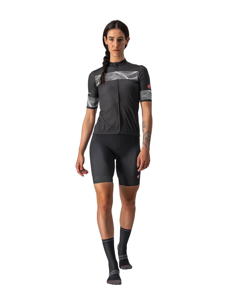 Castelli Fenice Jersey, light black/white - Bild 3