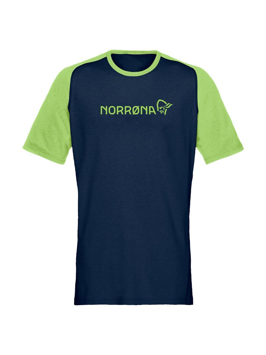 Norrona fjørå equaliser lightweight T-Shirt M's, foliage/indigo night - Bild 1
