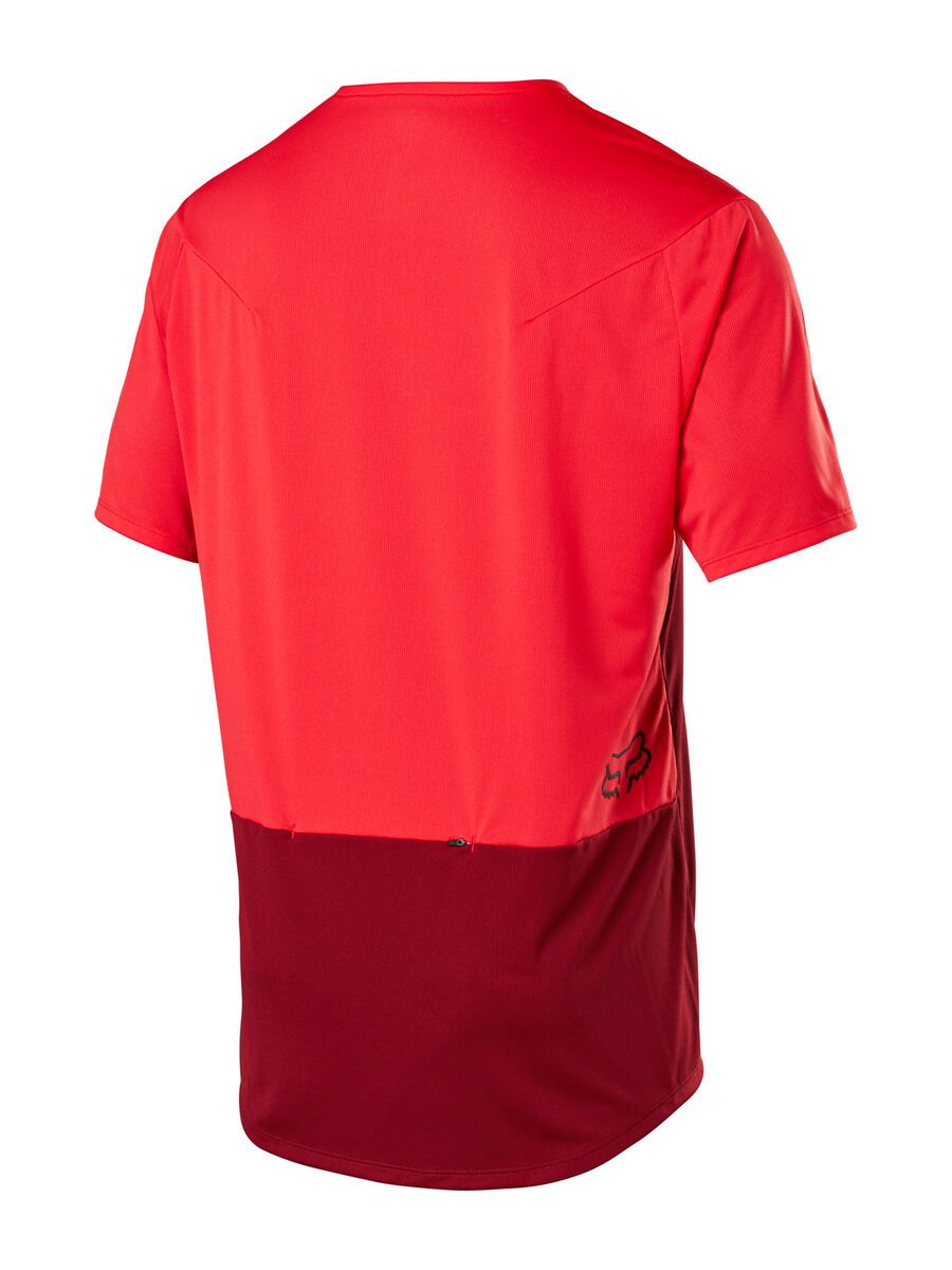 Fox Flexair Zip SS Jersey, chili - Bild 2