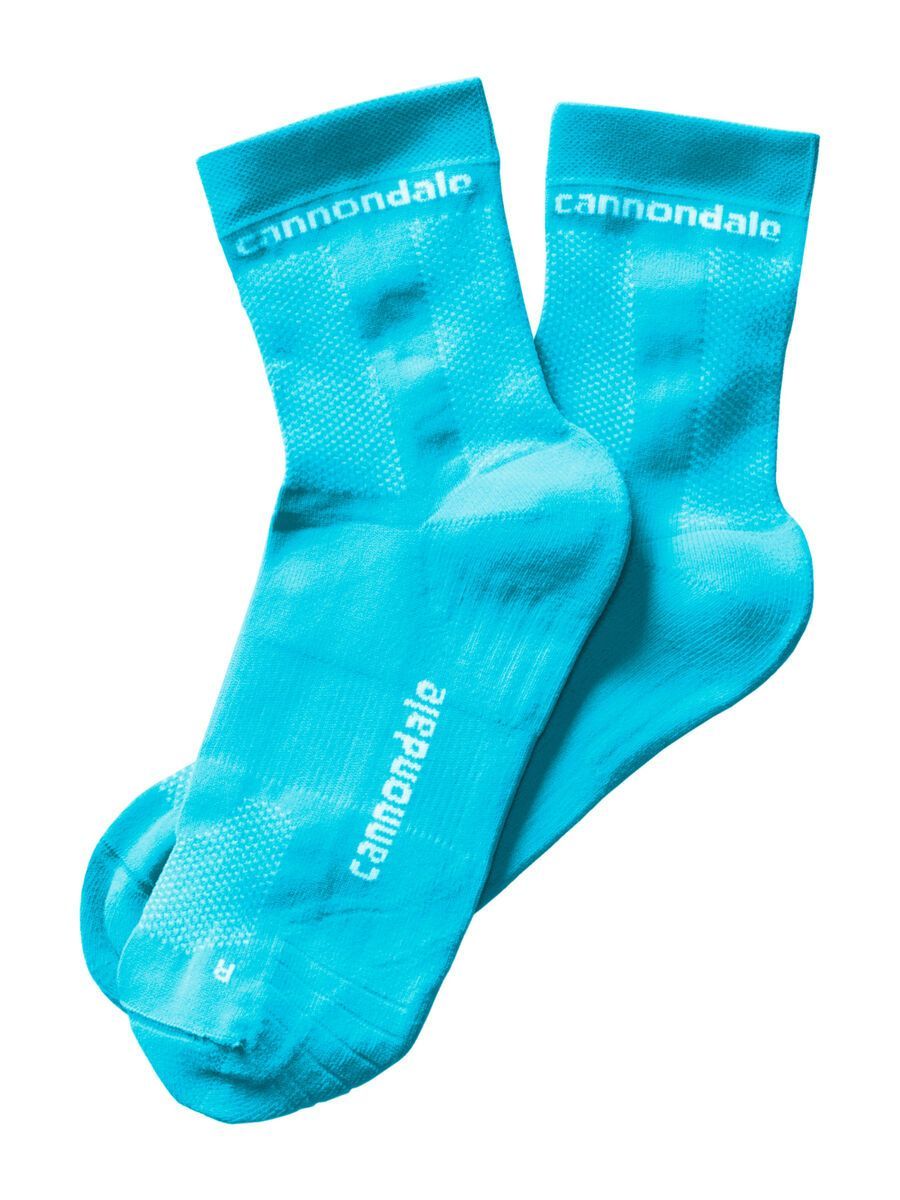 Cannondale Mid Socks, cyan - Bild 1
