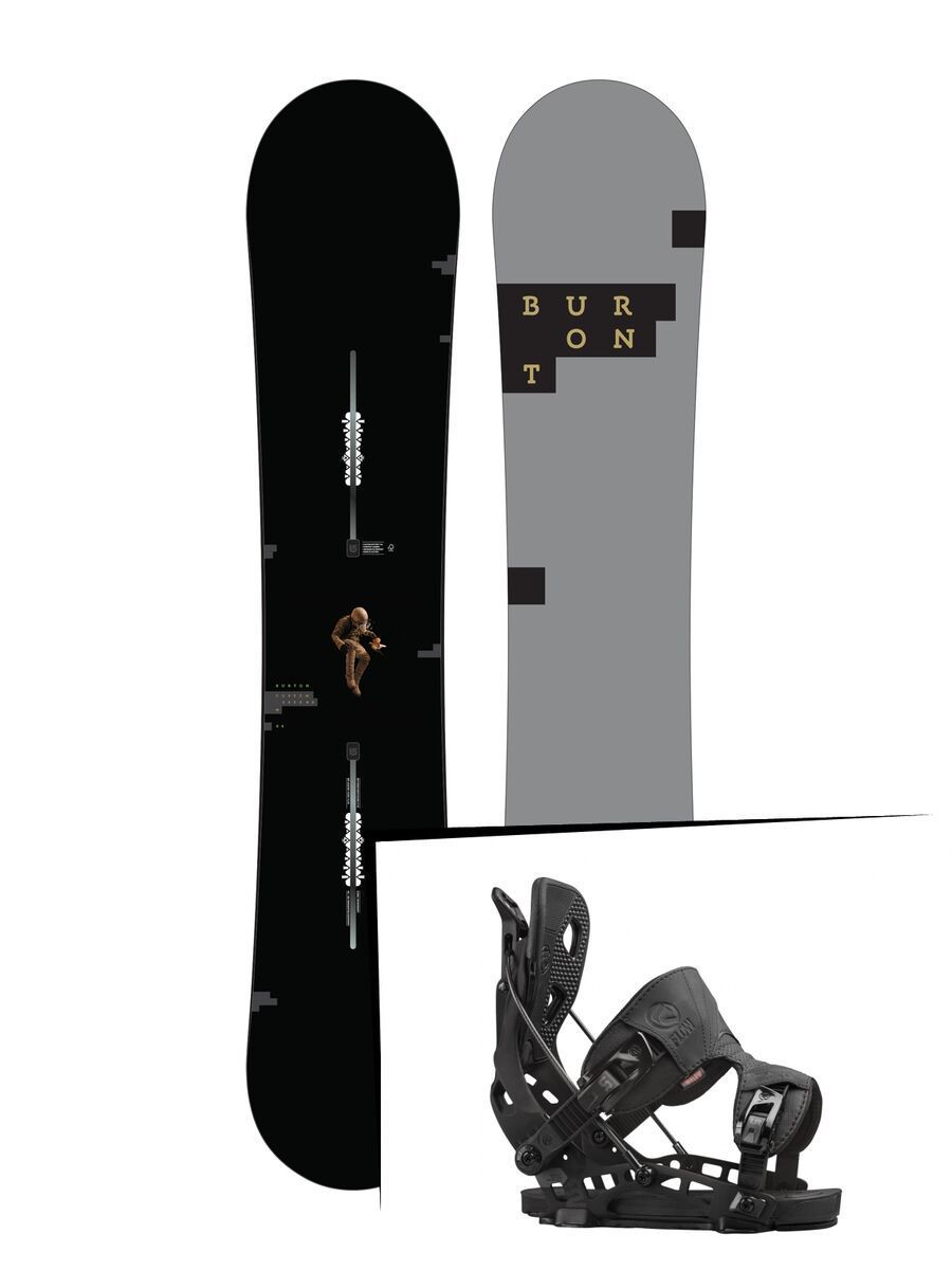 Set: Burton Custom Mystery 2017 + Flow NX2 (1513115S) - Bild 1