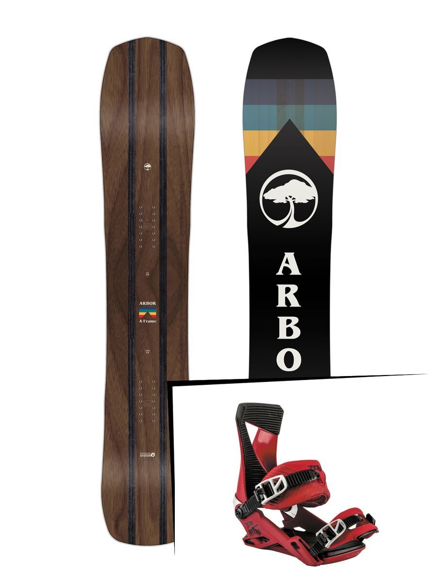Set: Arbor A-Frame 2019 + Nitro Zero blood - Bild 1