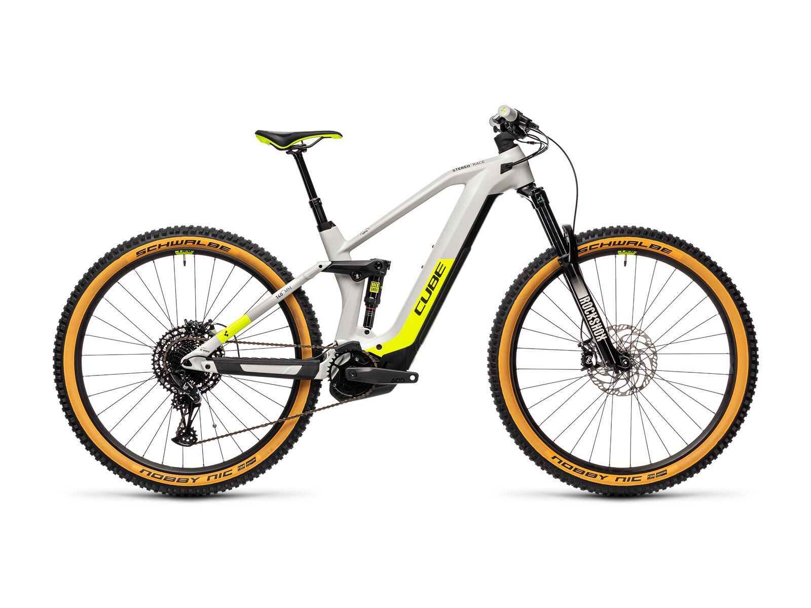 Cube Stereo Hybrid 140 HPC Race 625 27.5, grey´n´yellow - Bild 1