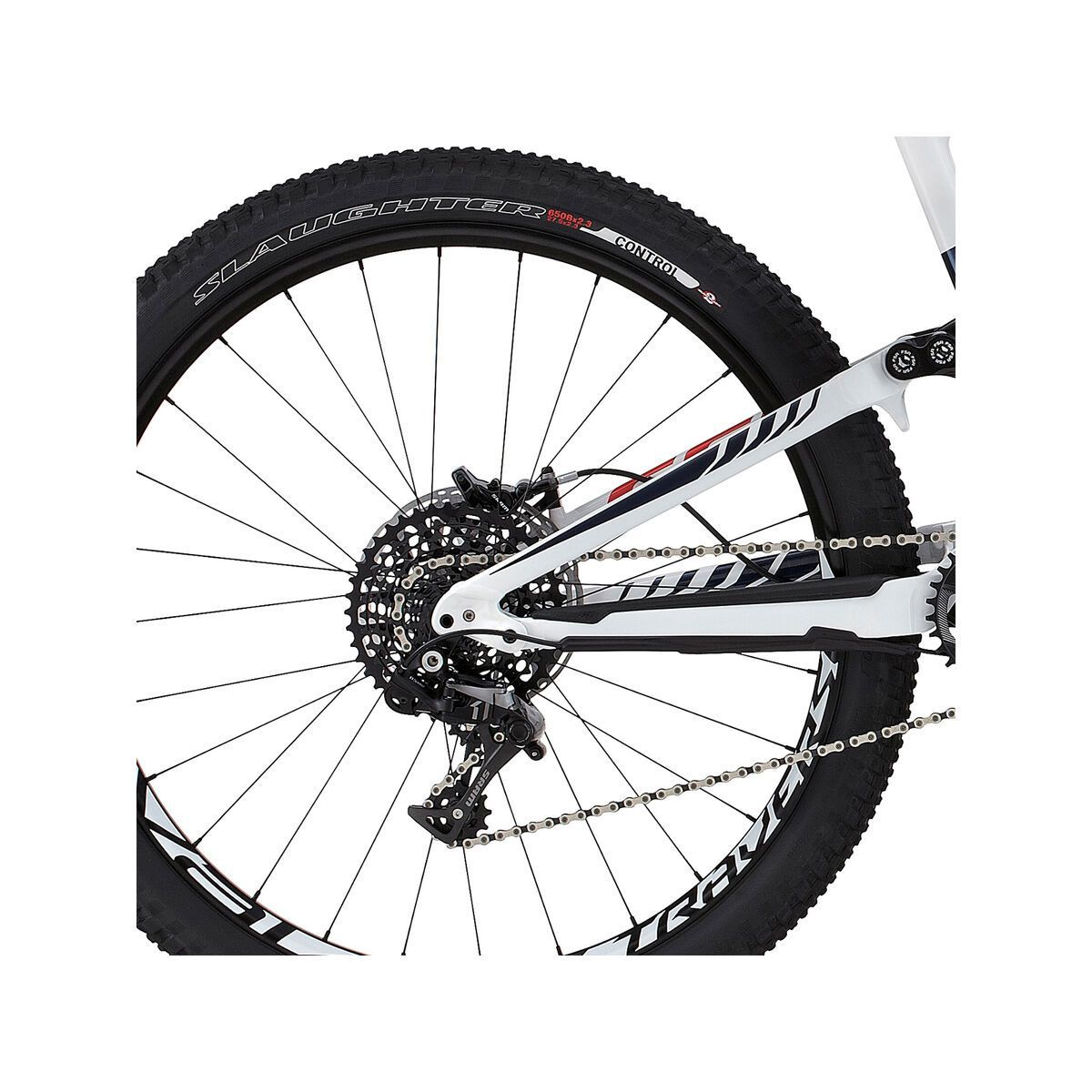 Specialized Enduro FSR Expert Carbon 650b, gloss navy/white/rocket red - Bild 4