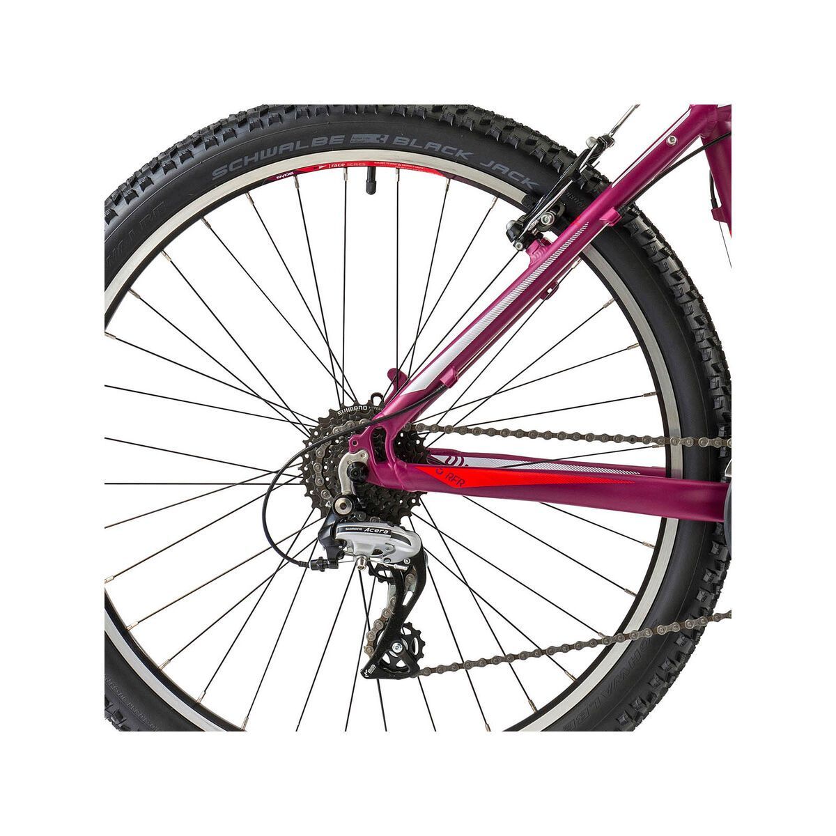 Cube Access WLS, berry/neonred/white - Bild 4