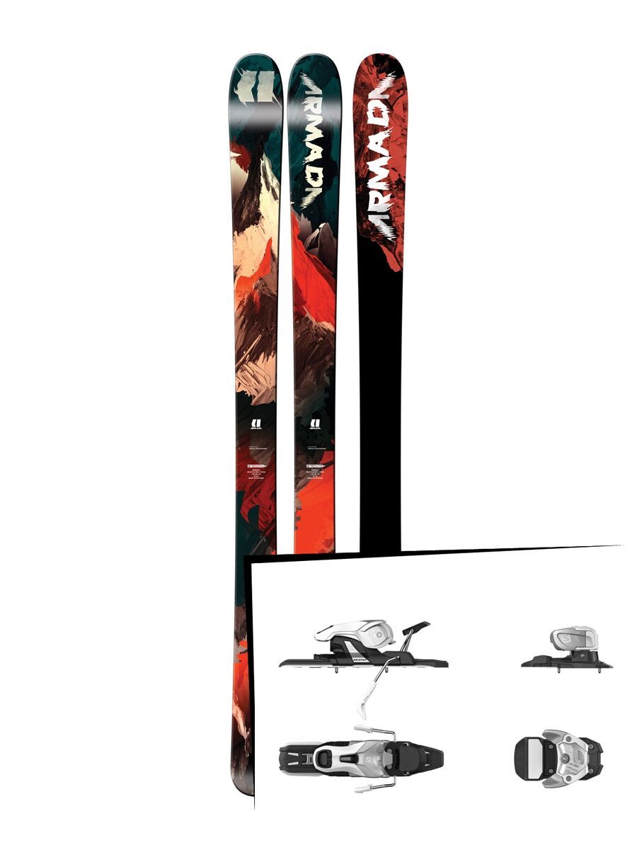 Set: Armada Invictus 99 TI 2017 + Salomon Warden 11 (1706220) - Bild 1