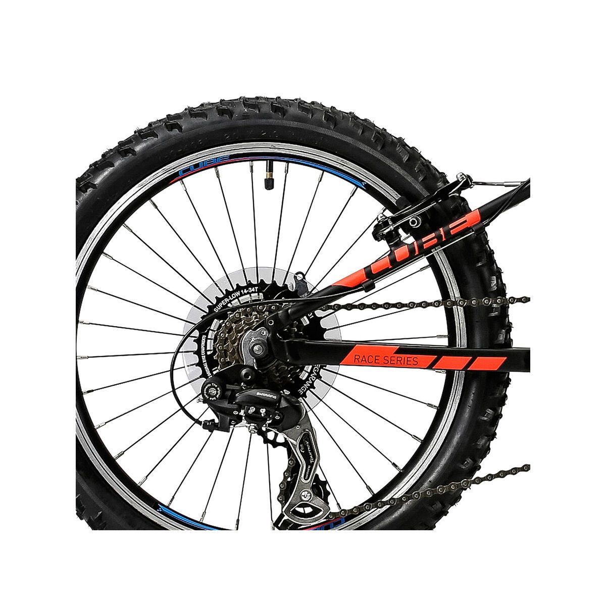 Cube Kid 200, black´n´flashred´n´blue - Bild 4