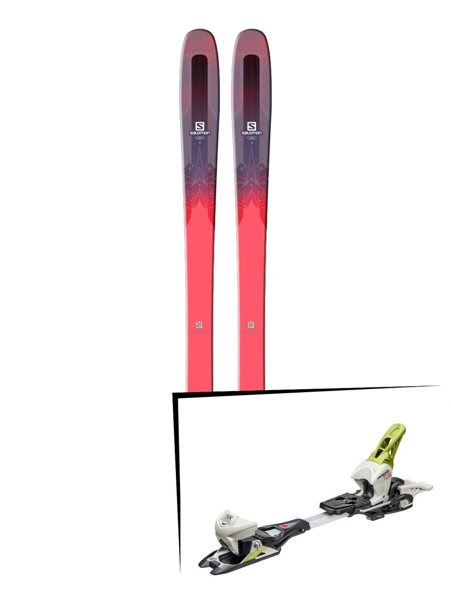 Set: Salomon QST Myriad 85 2018 + Fritschi Diamir Eagle 12 lemongrass - Bild 1
