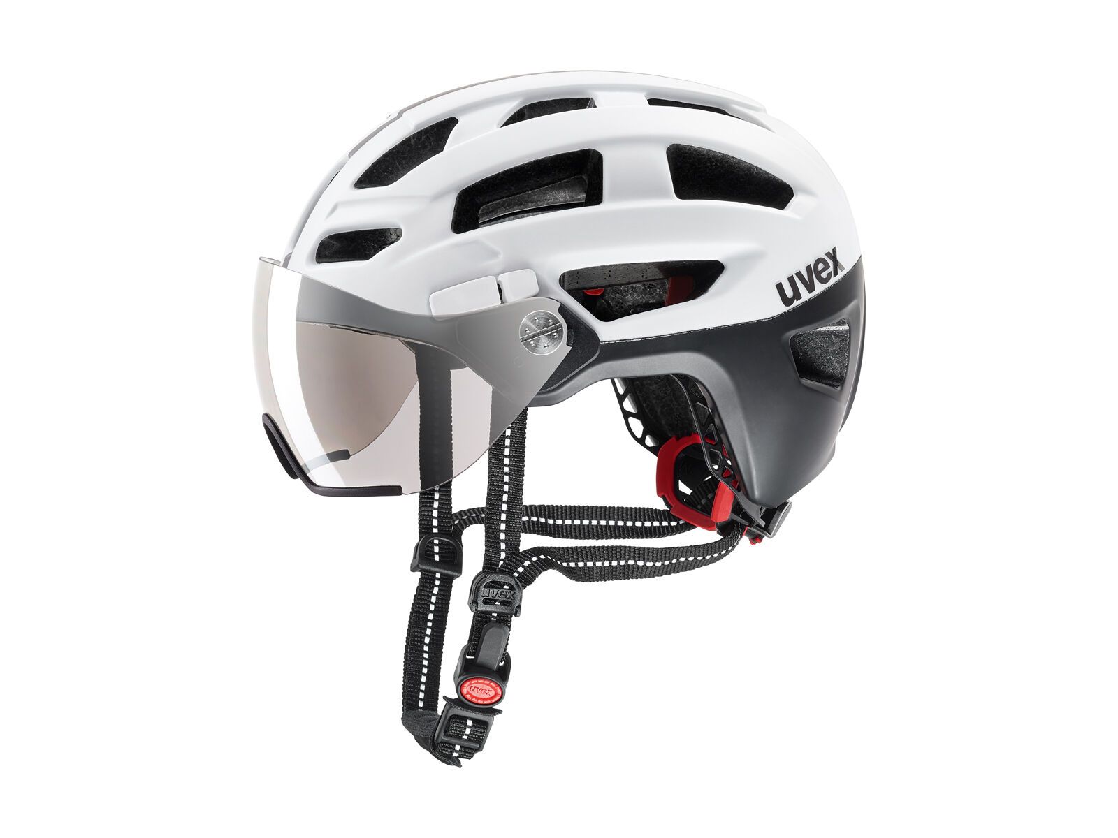 uvex finale visor, black-white mat - Bild 1