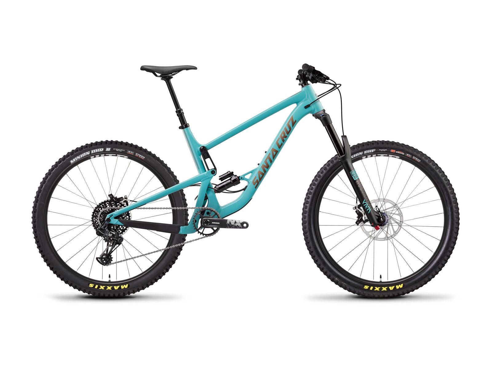 Santa Cruz Bronson AL R, industry blue and gold - Bild 1