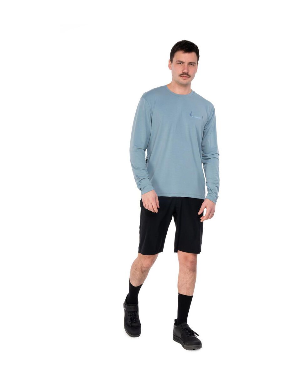 Cube MTB Rundhalstrikot Soft Touch langarm, blue - Bild 5