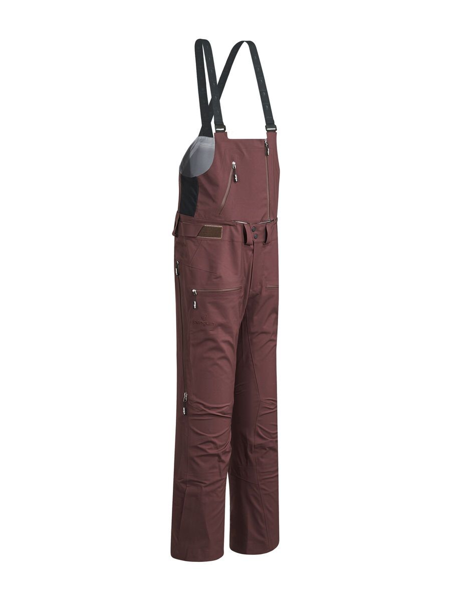 Penguin Frauen 3 Lagen Dermizax Shell (Latz-) Hose, dirty plum - Bild 1