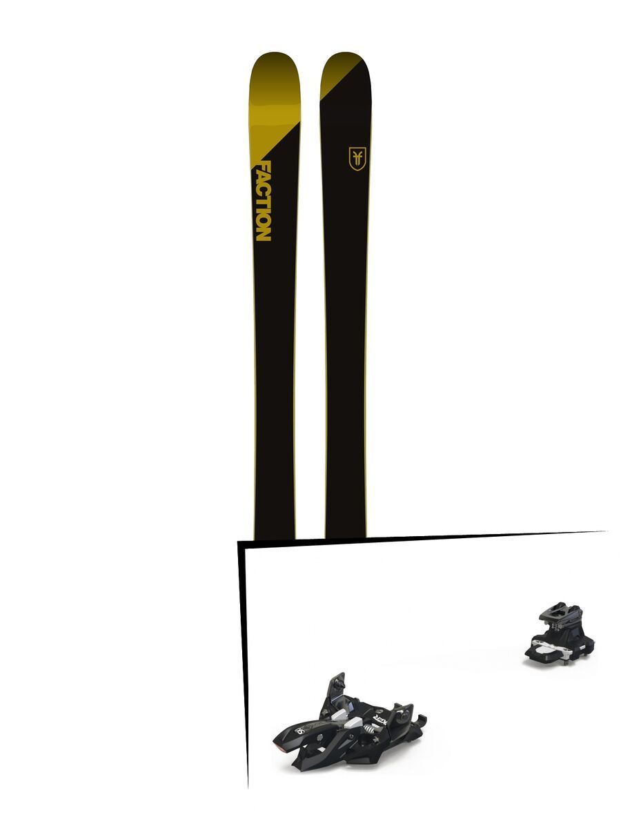 Set: Faction Candide 2.0 2018 + Marker Alpinist 9 black/titanium - Bild 1