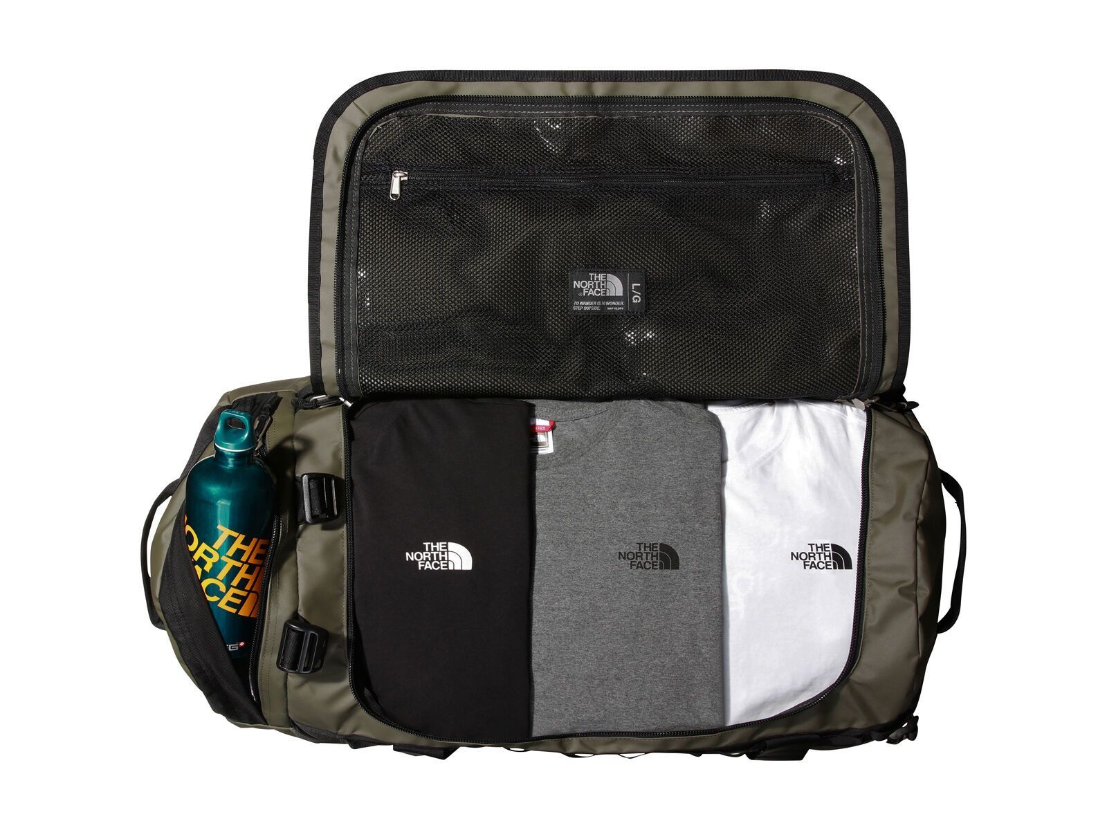 The North Face Base Camp Duffel - L, new taupe green/tnf bla - Bild 2