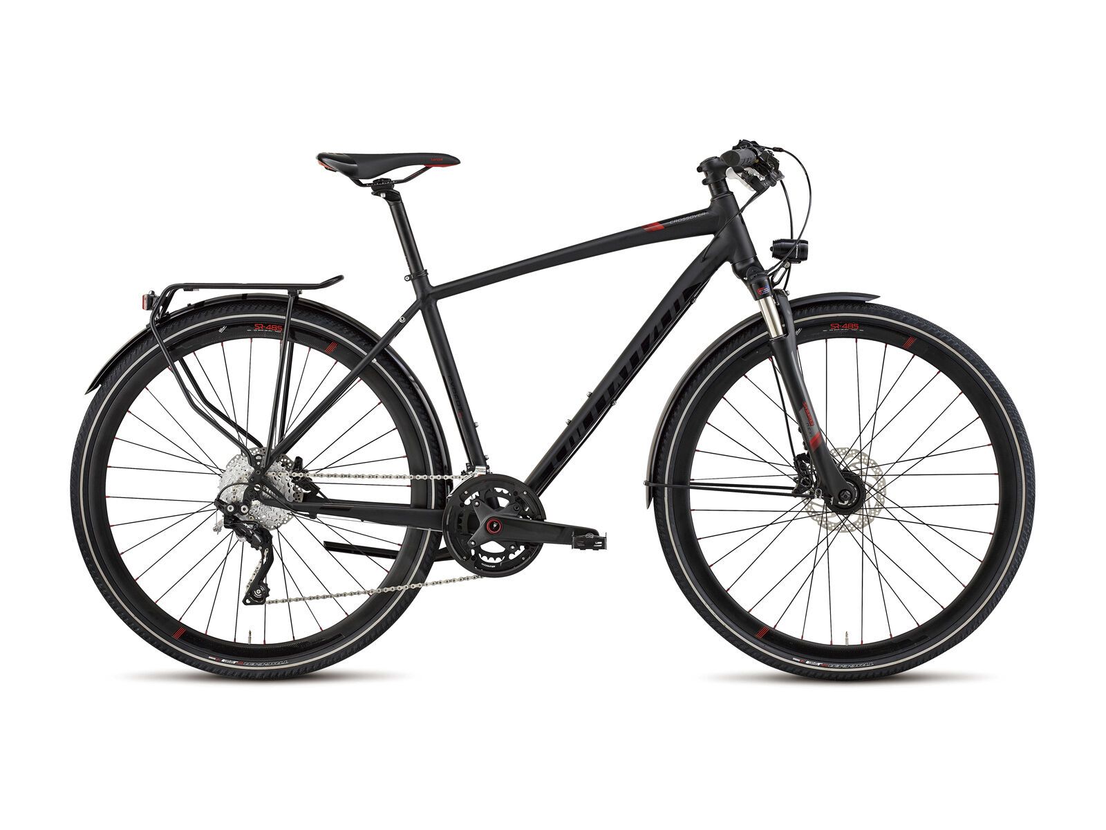 Specialized Crossover Expert Disc, Satin/Gloss Black/Red - Bild 1