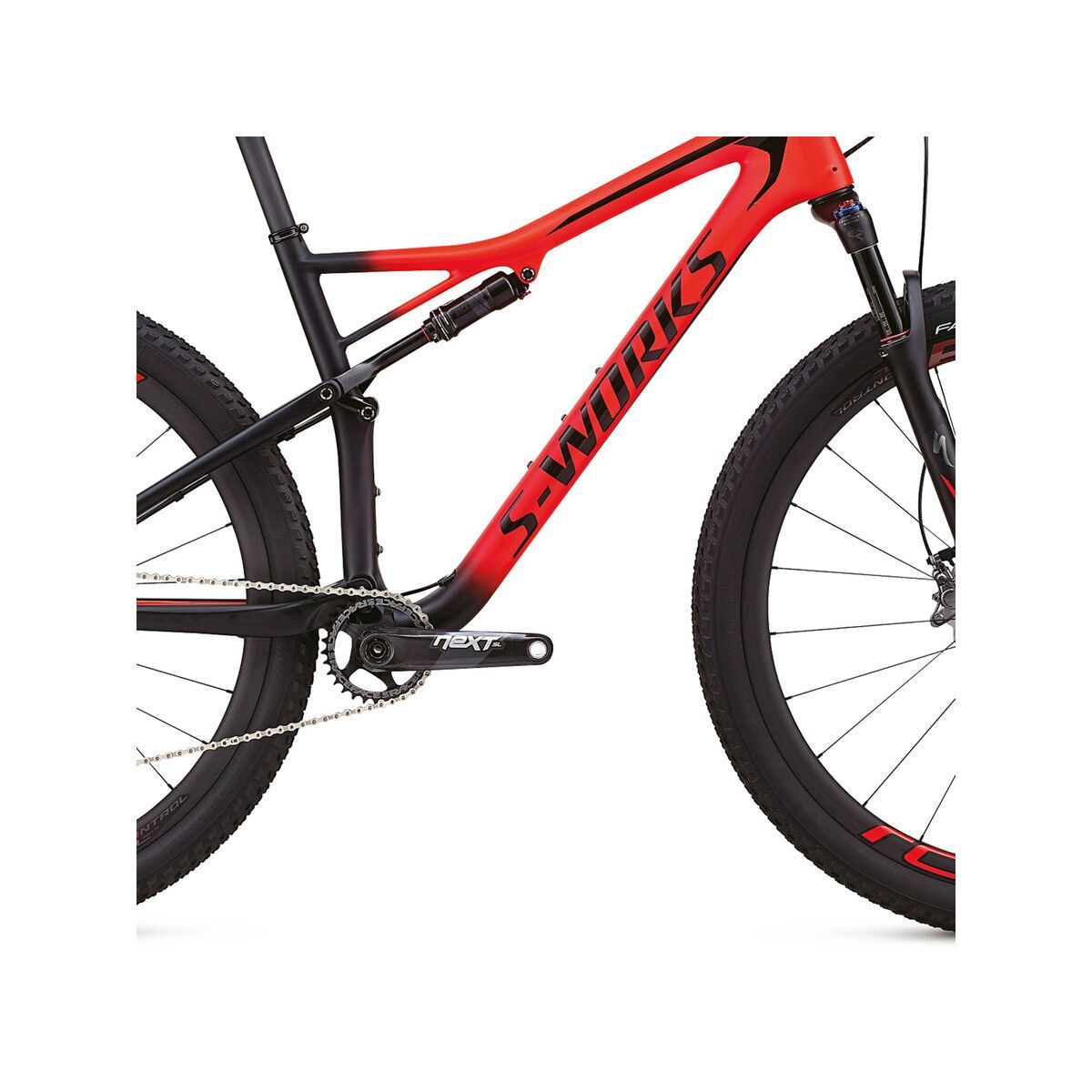 Specialized S-Works Epic XTR Di2, satin gloss rocket red/black - Bild 5