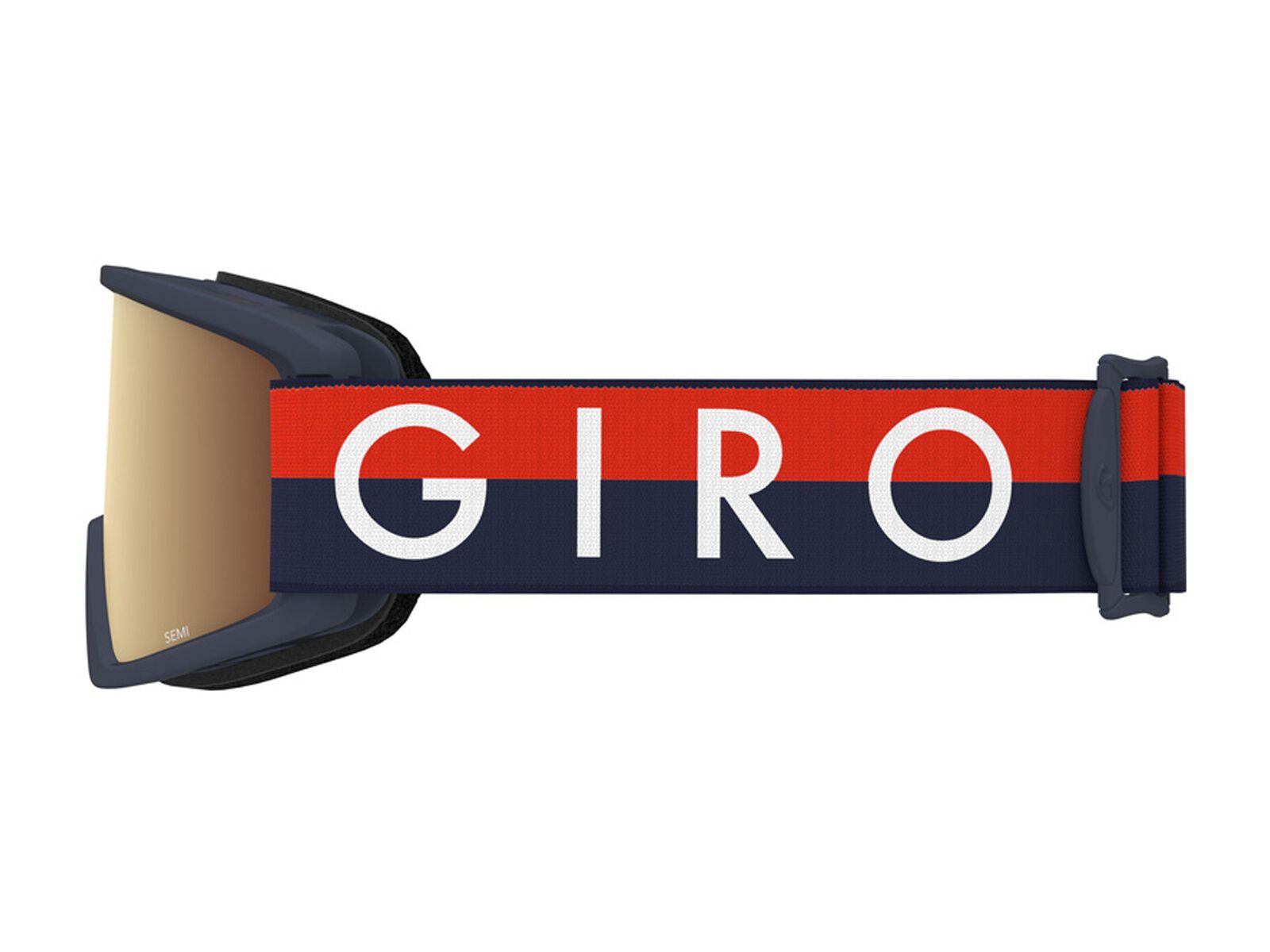 Giro Semi inkl. WS, midnight red throwback/Lens: amber gold - Bild 3