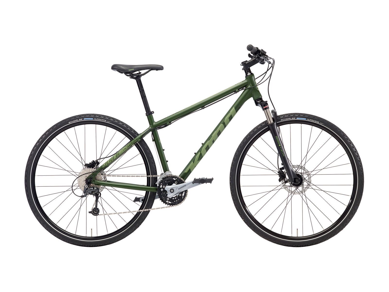 Kona Splice DL, matt dark olive w/ olive decals - Bild 1