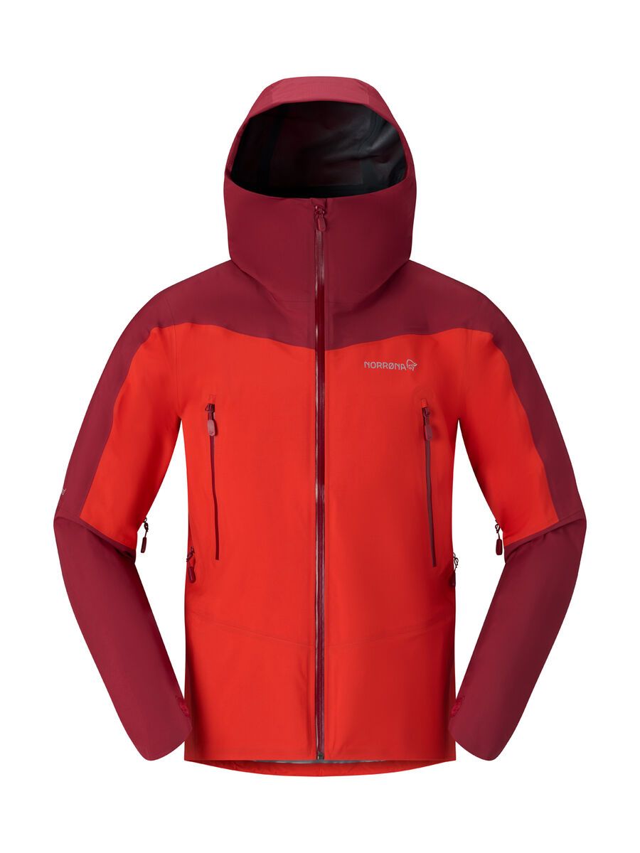 Norrona falketind Gore-Tex Jacket M's, arednalin/rhubarb