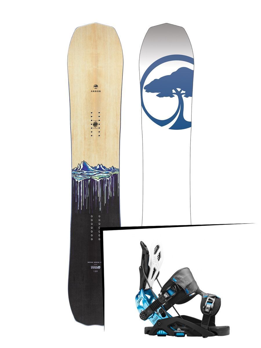 Set: Arbor Iguchi Pro Rocker 2017 + Flow Fuse-GT (1513133S) - Bild 1