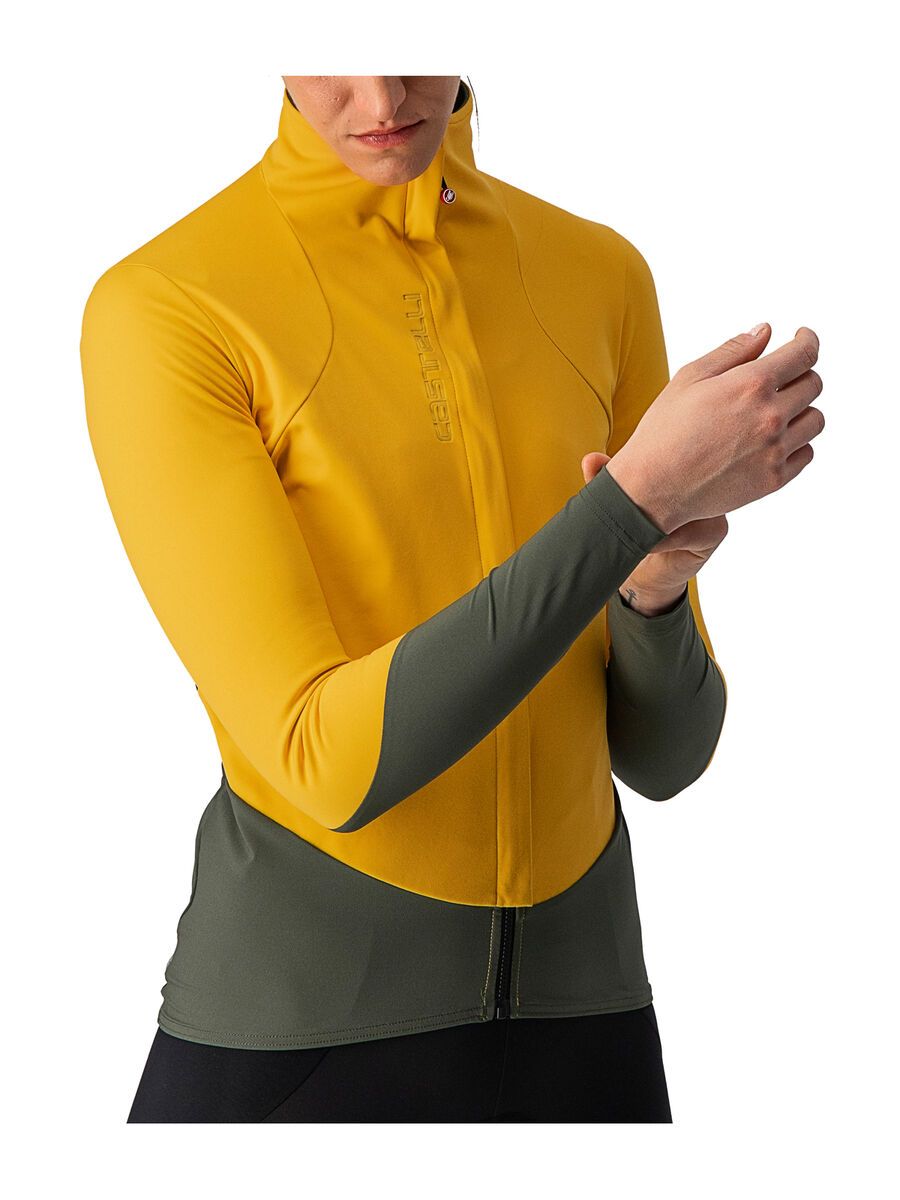 Castelli Beta RoS W Jacket, saffron/military green - Bild 6