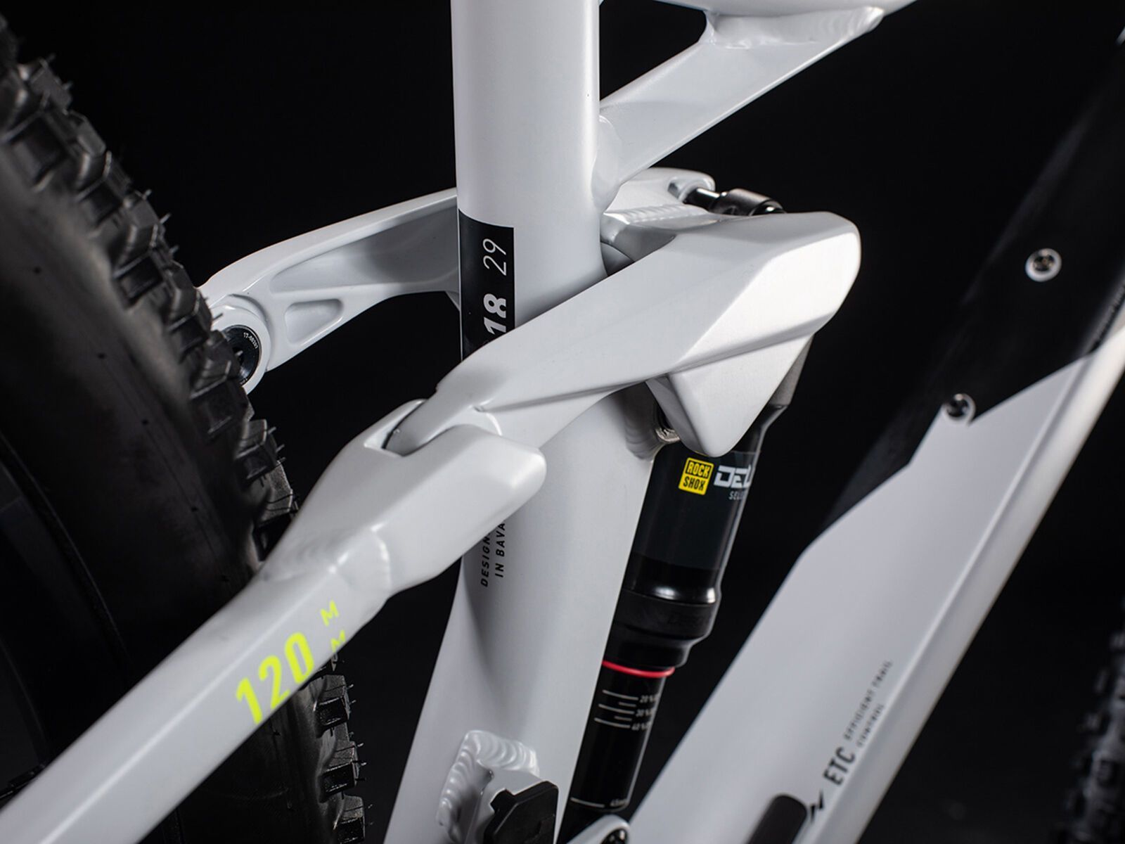 Cube Stereo 120 Race 29, lightgrey´n´flashyellow - Bild 6