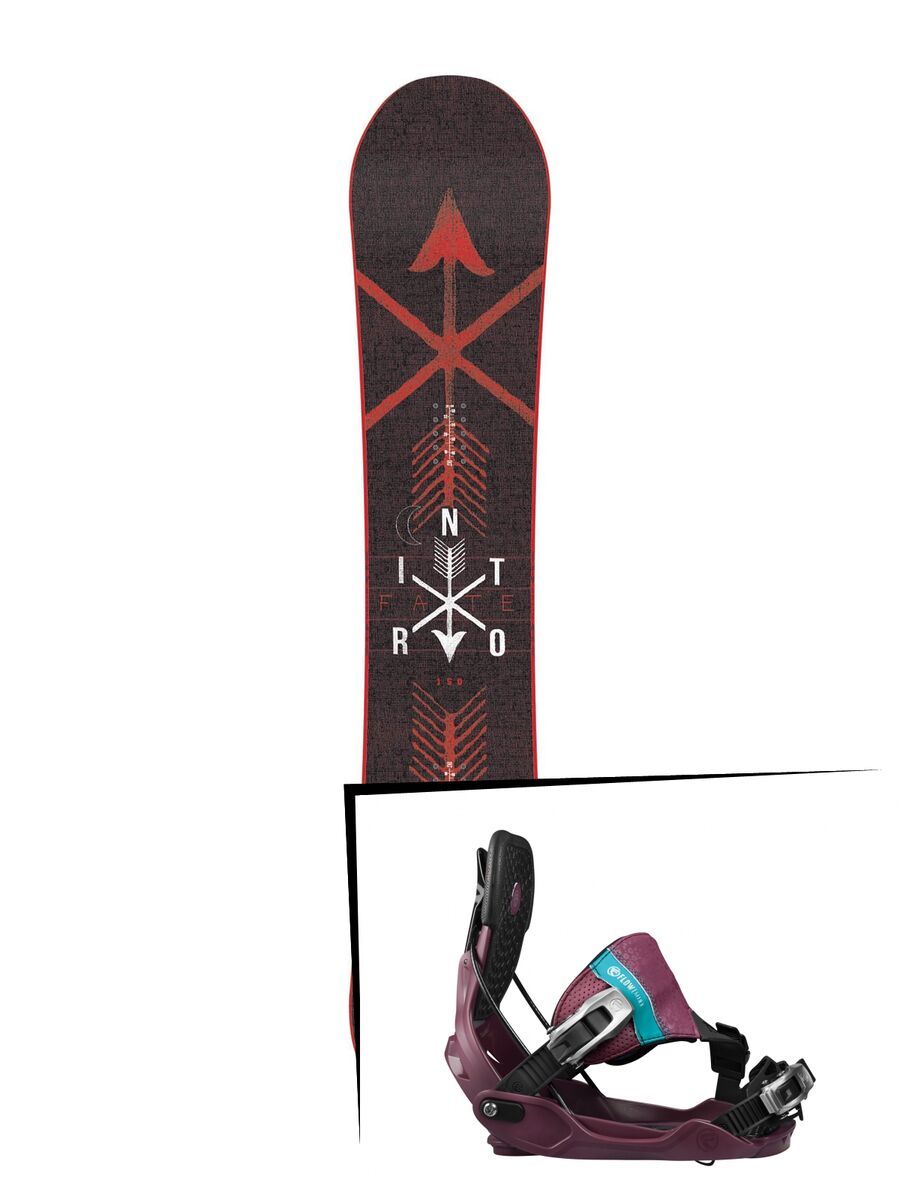 Set: Nitro Fate 2015 + Flow Minx Hybrid (1718429S) - Bild 1
