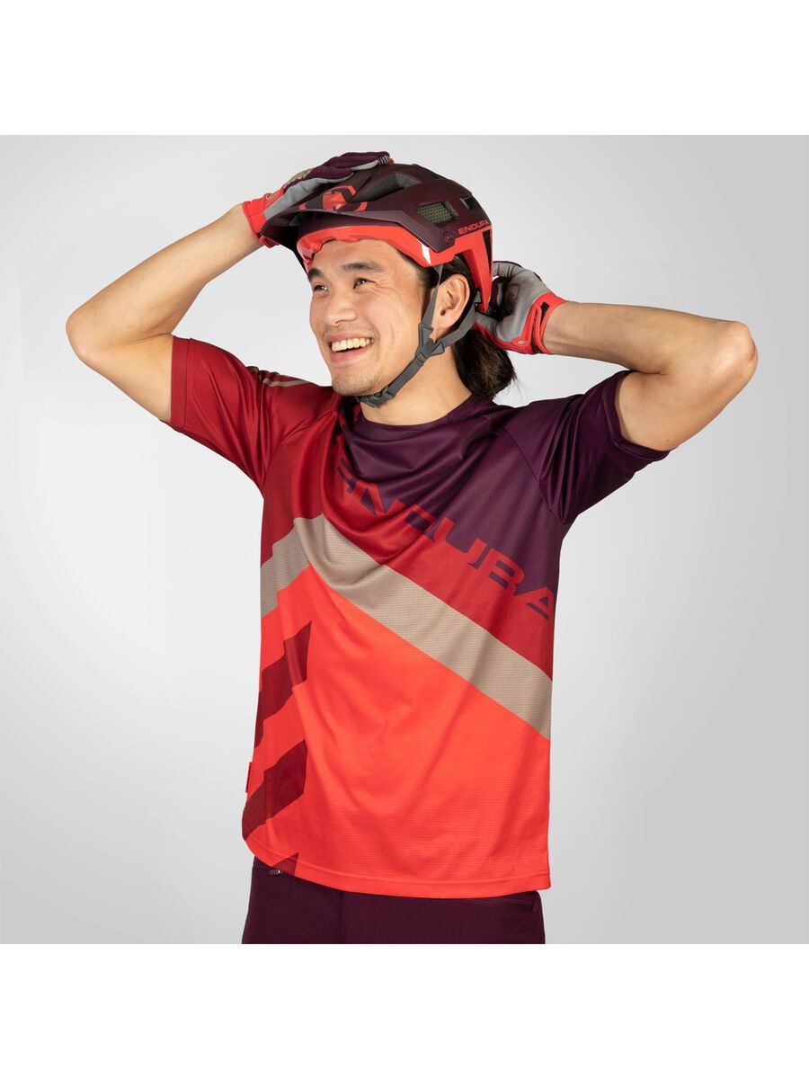 Endura SingleTrack Print T-Shirt LTD, granatapfel - Bild 3