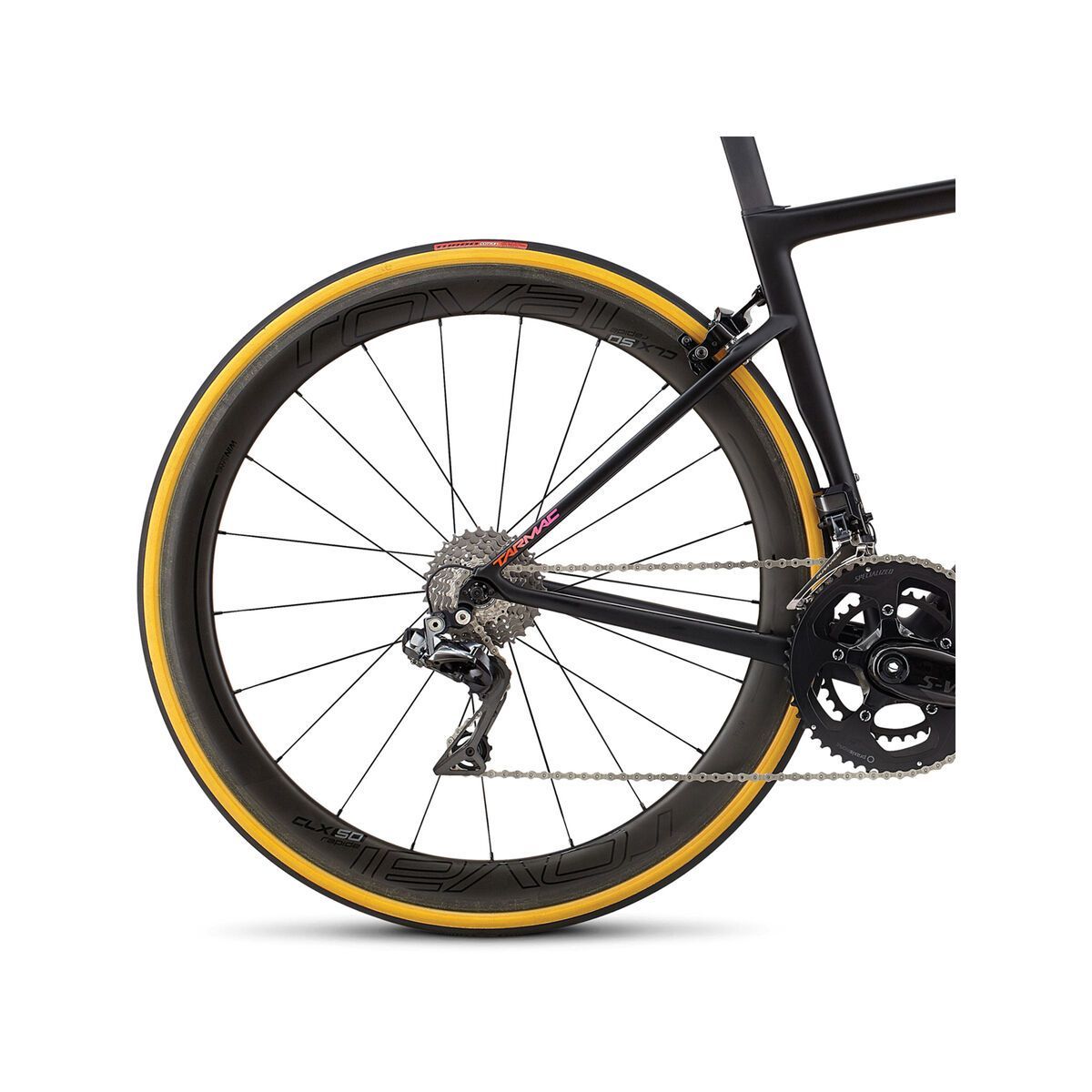 Specialized Women's S-Works Tarmac, satin gloss mono black/acid purple/rocket red fade - Bild 6