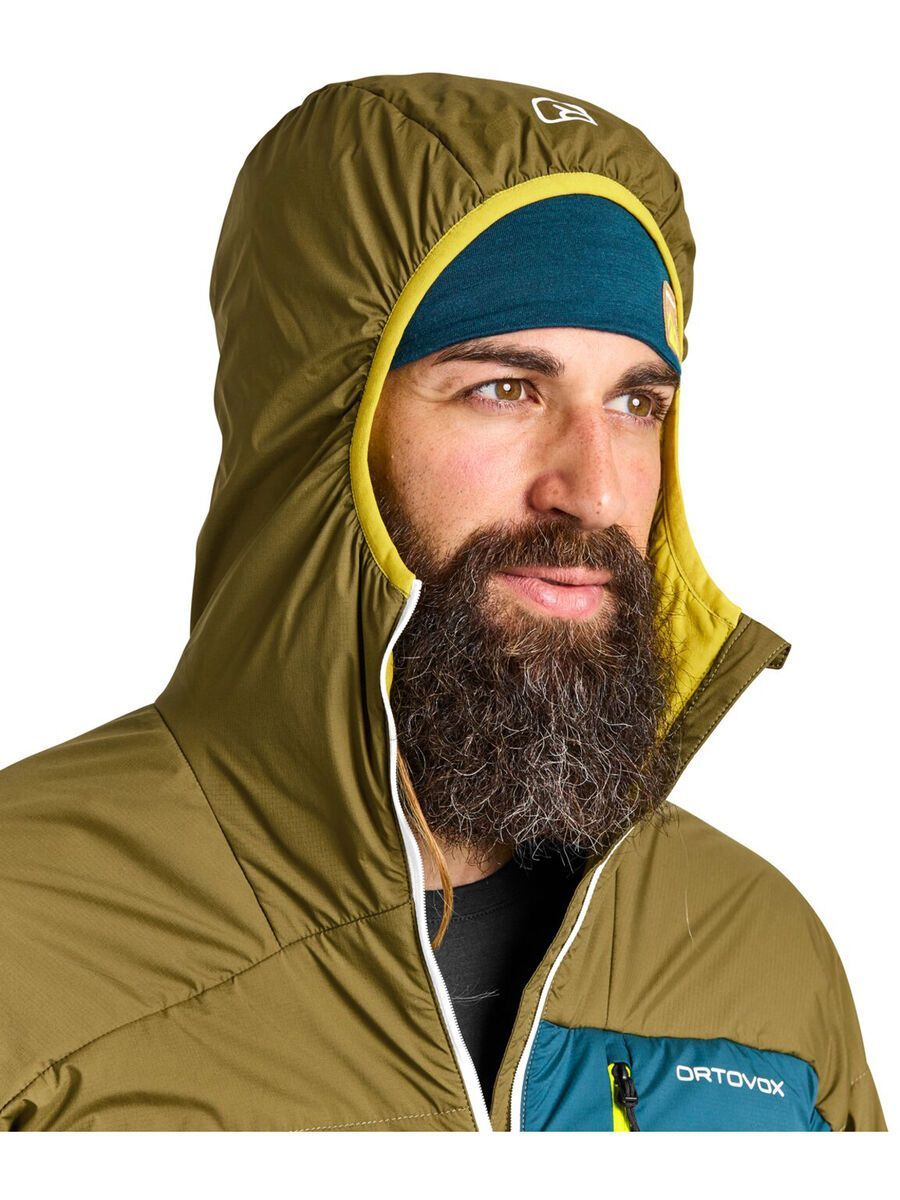 Ortovox Swisswool Piz Duan Jacket M, green moss - Bild 7
