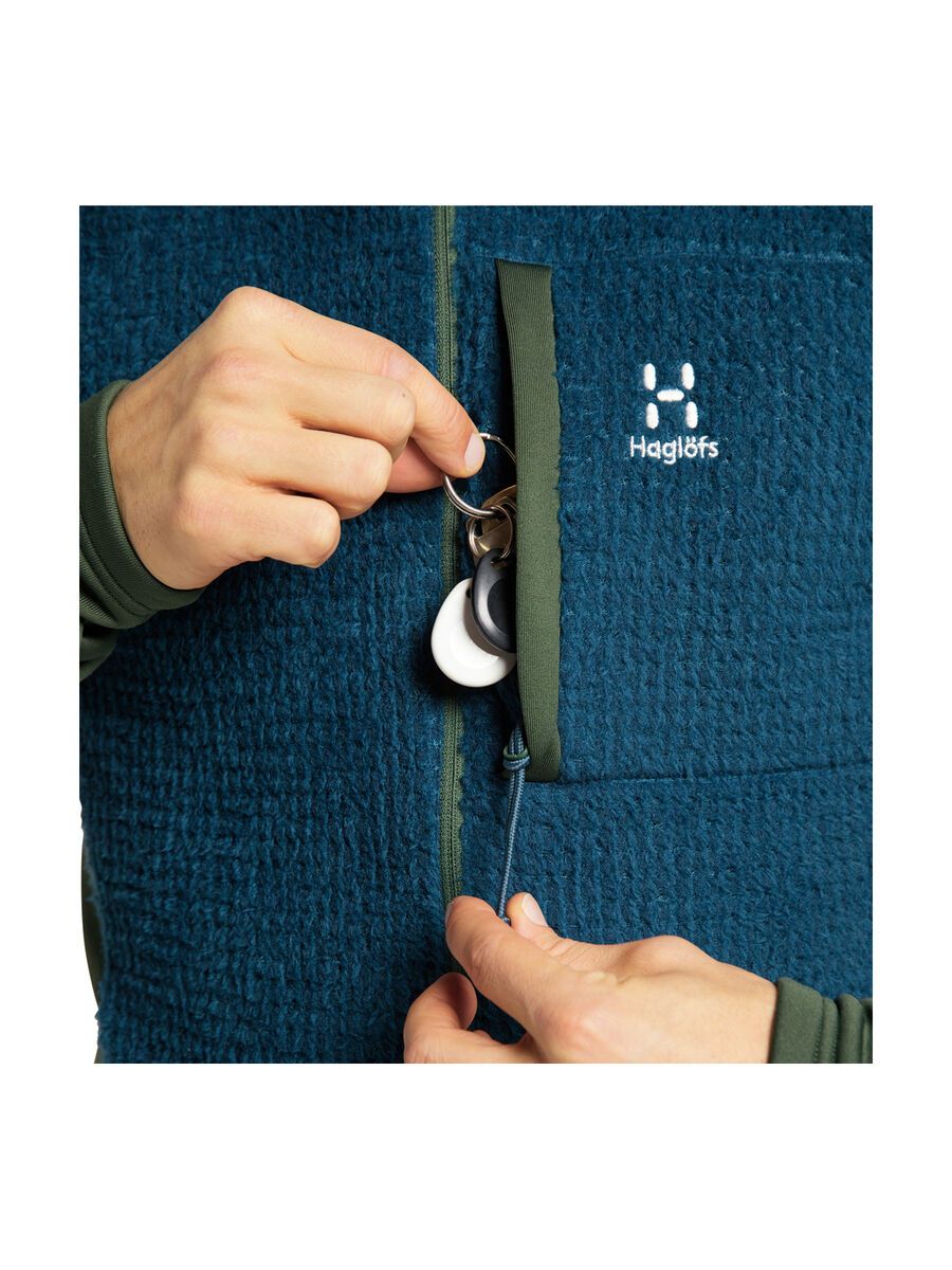 Haglöfs Touring Mid Jacket Men, dark ocean/fjell green - Bild 7