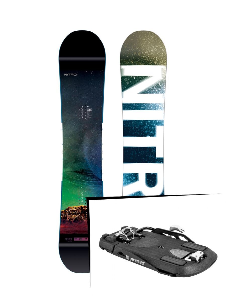 Set: Nitro Team Exposure Gullwing Wide 2019 + Nitro Clicker black - Bild 1
