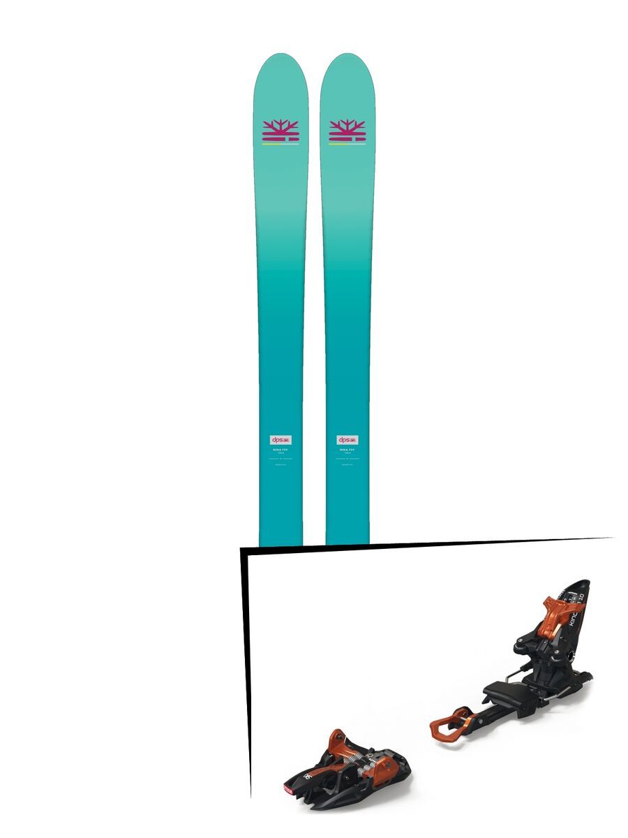 Set: DPS Skis Nina F99 Foundation 2018 + Marker Kingpin 10 black/copper - Bild 1
