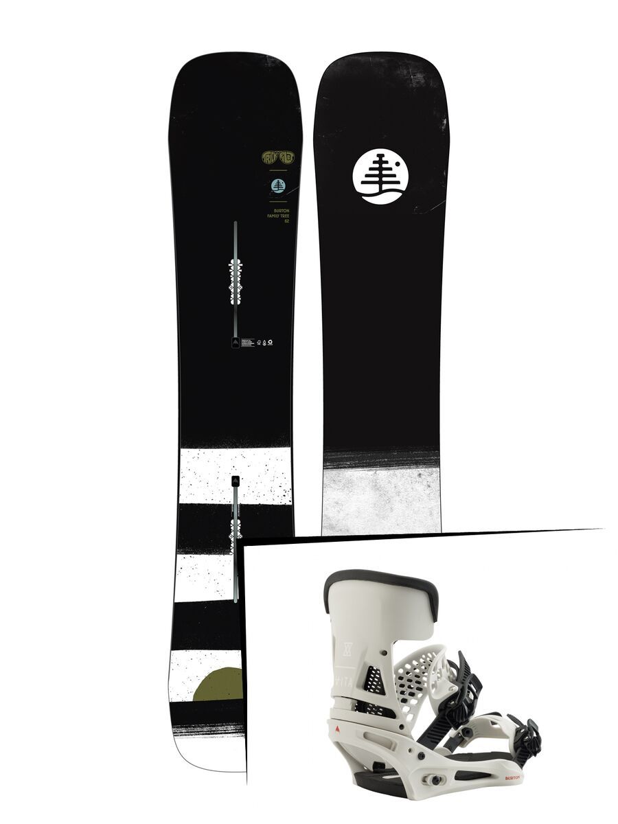 Set: Burton Family Tree Trick Pilot 2019 + Burton Malavita vape cloud - Bild 1