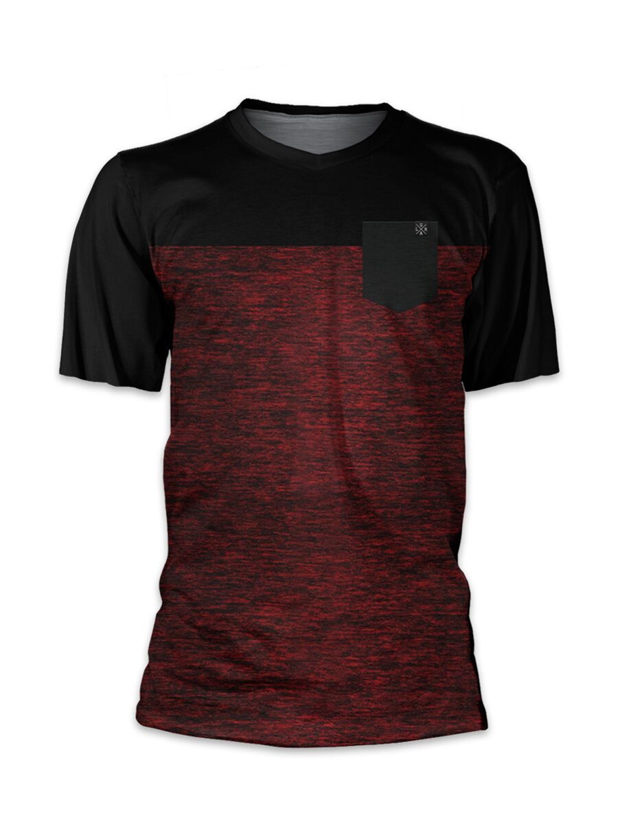 Loose Riders C/S Jersey SS 2 Tone Burgundy, red/black - Bild 1