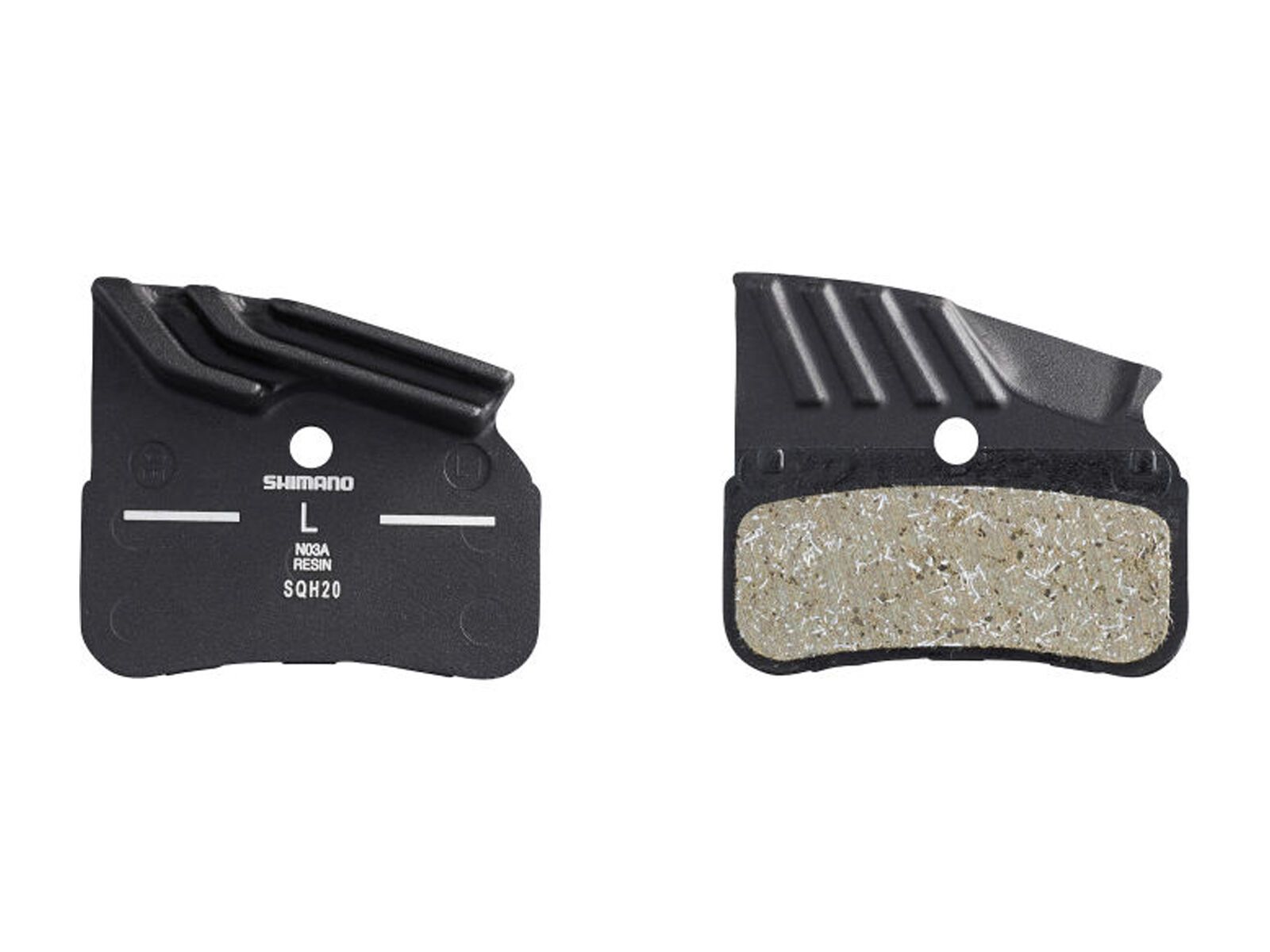 Shimano N03A-RF Kunstharz Scheibenbremsbelag mit Kühllamellen - Bild 1